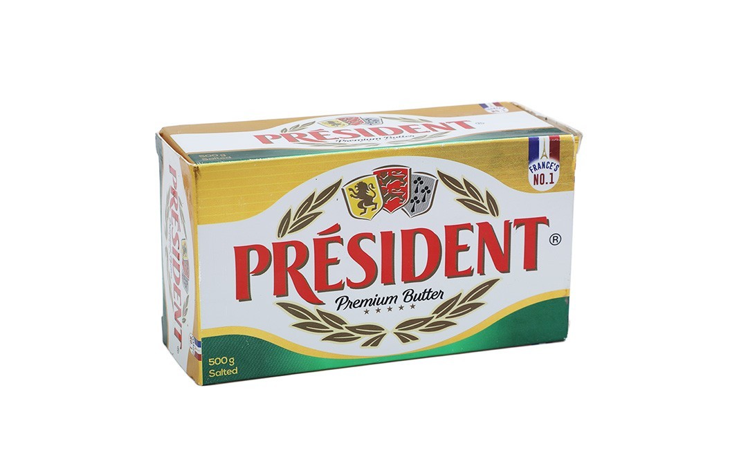 President Premium Butter, Salted    Box  500 grams